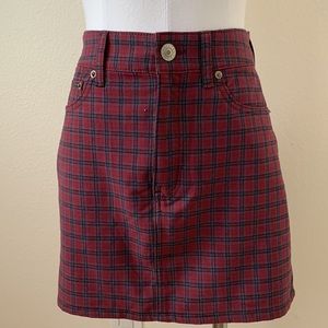 American Eagle Plaid mini skirt